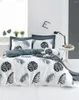 Bedding Sets Black And White Set High Quality Bed Cover Cotton Bedclothes Pillow Case Home Decor