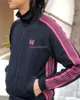 New Men's Jackets NEEDLES Track Zipper Jacket Butterfly Embroidery Pink Ribbon Striped Classical AWGE High Street Japan Style Coats Butterfly Jacket 89