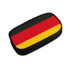 Sacs de cosmétique Étui au crayon de drapeau allemand pour filles garçons de grande capacité allemand Patriotique Sac Boîte de sacs