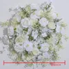 Decorative Flowers 70/60/50/40/30cm Luxury Custom White Artificial Ball Wedding Table Centerpiece Floral Wreath Party Event Layout