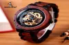 Bobo Bird Wooden Mechanical Watch Men Relogio Masculino Big Mens zegarki Top Marka Luksusowe zegarki Erkek Kol Saati WR05 2103104357853