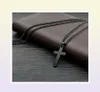 Vintage Cross Pendant ketting roestvrij staal zwarte ketting mannen vrouwen sieraden cadeau8770570