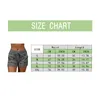 Women's Shorts Bandage Pants With Pockets Casual Loose Print Short Waist Trainer For Women