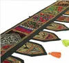 Tapisseries Tapestry Window Valance Ethnic Door Hanging Handmade broderade vintage Topper Traditionellt lapptäcke Toran