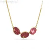 Designer Swarovskis Jewelry Shi Jia 1 1 Original Template Cariti Acacia Bean Necklace Female Element Crystal Red Bean Collar Chain Female Representative