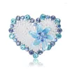 Broches skeds clássicos elegantes lady coração flor pérola pinos de cristal moda moda de alta qualidade stromestone corsage fivela