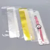 Storage Bags 6 27.5cm Long Holographic Resealable Sealable Pen Packaging Zip Bag For Small Bussiness Jewelry Necklace Sample Supplies