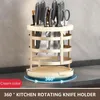 Porta per cutter rotabile per la cucina Porta per l'organizzatore per utensile rotante portatile