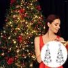 Orecchini a pennagliere Tree di Natale vintage Luxurio Stile semplice Durevole non fading per le donne gioielli