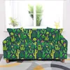 Stoelbedekkingen Noordse stijl Cactus Sofa Cover voor woonkamer Stretch Covering Furniture Full Wrapped Protector Plants Gedrukte bank