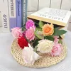 Dekorative Blumen POGRAGHUPS HINTERGRUNDEN HINTERGRUND 12PCS/LOT REAL TOUSE ROSE FORMENFORTIONISIERUNG FORMEN KÜNFTE KUNDENDE Hochzeitsfeier Dekoration Flore Flore