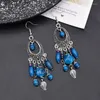 Dangle Earrings Beads Ethnic Women Vintage Bohemian Charms Tassel Drop Jhumka Gypsy Statement Pendant Feminina