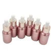 Opslagflessen 10 Pack 10ml 30 ml 50 ml druppelaar fles leeg glas met pipet etherische olie voor melanges parfum