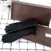 Classic design retro European and American style winter sheepskin gloves warm stylish ladies gloves have boxes