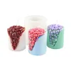 Baking Moulds Diamond Column Candle Mold Diy Colorful Cup Silicone Plaster Decorative Ornaments