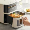 مقاييه Air Smart Fryer فرن كبير سعة كبير مع الطهي البصري وملحقات الهواء متعددة الوظائف Freidora de Aire