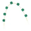 Decoratieve beeldjes Bead Garland Wood Kralen String St Patrick's Day