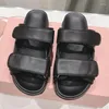 Slippers Femme Summer 2024 One STRAP UPPILE REAL Cuir Material Sandales Comfort Foot Feel Feel Femmes Résistantes
