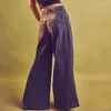 سراويل جينز للسيدات Xuru-أوروبا وأمريكية متطفلة للنساء مثير الجودة عريض الساق عريضة الطول K5-6816