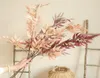 Bamboo Leaf Long Branch Feuilles artificielles Fleurs de soie appartement décoration de mariage de mariage décor de maison fausses plantes saules décora6652219