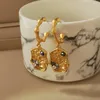 Boucles d'oreilles en peluche bijoux de mode vintage Tempérament irrégulier pour femmes cadeaux de mariage simplement concevoir des accessoires d'oreille
