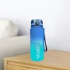 Water Bottles Reusable Cup Gradient Color Bpa-free Leak-proof Bottle For School Travel Sport Girls Outdoor Drinking Mug