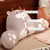 Pillow Cute Cartoon Plush Multifunction 2 In 1 Lumbar Support Baby Kid Blanket Stuffed Anime Figure Toy Gift