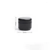 Opslagflessen 50 stks 50 g Zwart PP Cream Bottle Jar Oogdoos Dikke lege Cosmetica Container 50 ml Verpakking