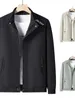 Giacche da uomo 2024 Spring e autunno giacca traspirante di grandi dimensioni Business Casual Self Comove Coat di alta qualità M-5XL