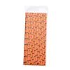 Copas descartáveis Palhadas Halloween Stripe Papel Bebing Drink