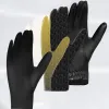 アクセサリーYoupin Supism Airgel Men Men Men Leather Gloves Thermal Thick Plus Velvet Glove Full Finger Winter Touch Screen Cycling Gloves
