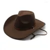 Berets Cowboy Caps For Men Cowgirl Country Hat Western Accessories Party Jazz British Cup Luxury Woman Panama Fedora