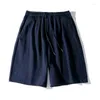 Shorts maschile Cotton Solid Color Casual Sports Sports Terry