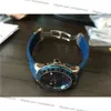 2024 Neuankömmlinge Top Sale Neue Style Watch für Mann Blue Gummi Uhr Mechanische Automatik Armbanduhr