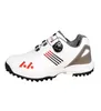 Chaussures de golf professionnelles de maillots de course de coulée Chaussures de golf imperméables baskets noirs Blanc Trainers à grande taille Lacing 335M1359873