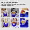 POTS 0,8L PORTABLE MINI Electric Cooker Multi Instant Noodle Pot For Dormitory Travel Business Trip Cooke Fry Soup Porridge 500W