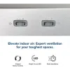 Fans BroAnutone BCSD142SS Glacier 42 tum Undercabinet 4way Convertible Range Hood med 2Squeed avgassfläkt och ljus