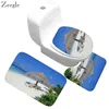 Bath Mats Zeegle Toilet Rug Bathroom Mat Sets Anti-slip Shower Rugs Memory Foam Carpets Non Slip