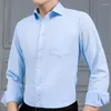 Camicie da uomo camicie in cotone per uomini sciolto brand fresco casual di alta qualità a maniche lunghe di alta qualità Coloro coreano più m-5xl