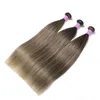 Ombre Highlight 1B 27 100% Remy Straight Colored Human Hair Bundles 1/3bundles
