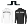 Magliette da golf jl abbigliamento autunno Men039s maniche lunghe che allunga la camicia rapida maschile FullLength5673838