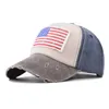 Ball Caps Cap Women Fashion Cotton Independence Day Baseball Mens And Womens Flag Outdoor Cowboy Hats Washed