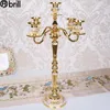 Bandlers Style European Metal Candlestick American Gold High 5 ARM CENTRAL DE MARADE PORTAVELAS DÉCORACION CADEAU