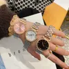 Brand Mashion Watchs Women Girl Crystal in stile Crystal Matel Band Orologio da polso Cha47