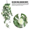 Vazen Rose Vine bloemen Bloemsling met groene bladeren Kangen Bloemen Bloemwand voor receptie