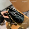 Bolsa Crossbody de diseño de mujeres 24 cm de cuero diamantes bolsas de lujo de lujo bolso de axila vintage hardware de oro embrague de la noche cadena ajustable sacoquio paquete