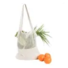 Einkaufstaschen 2024 Spezielle Zweck Handtaschen Mode wiederverwendbare Baumwollnetz -Obstbeutel -String -Lebensmittelaufbewahrung
