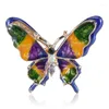 Broches Luxury Luxury Emgel Drip Huile Butterfly Insect Brooch For Women Wedding Party Badges accessoires de vêtements