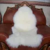 Tappeti vere tappeto di pelle di pecora bianca per divano autentico pecora a agnello tappeto tappeti da pelte del soggiorno decorativo