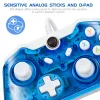 GamePads pour Xbox One Wired Game Controller Gamepad Gamepad pour Xbox One / One S PC Windows Joystick with Vibration LEDS Fonction de scintillement